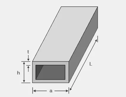 Tubo Rectangular